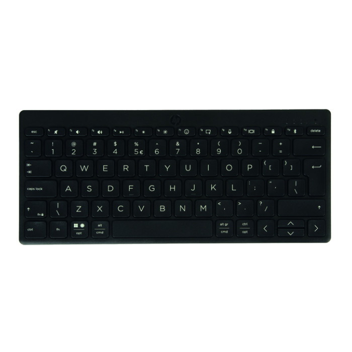 Toetsenbord HP 355 compact multi-device Qwerty zwart