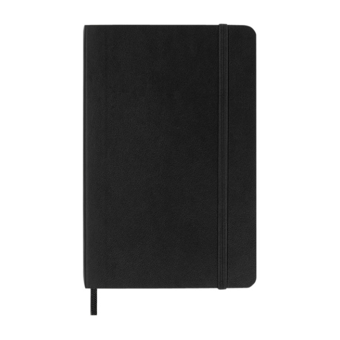 Notitieboek Moleskine pocket 90x140mm dots soft cover zwart