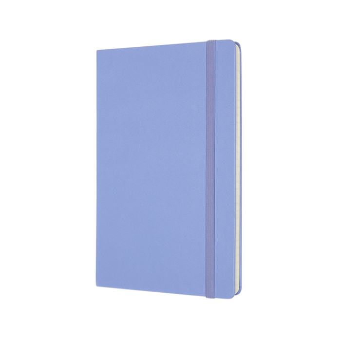 Notitieboek Moleskine large 130x210mm lijn hard cover hydrangea blue