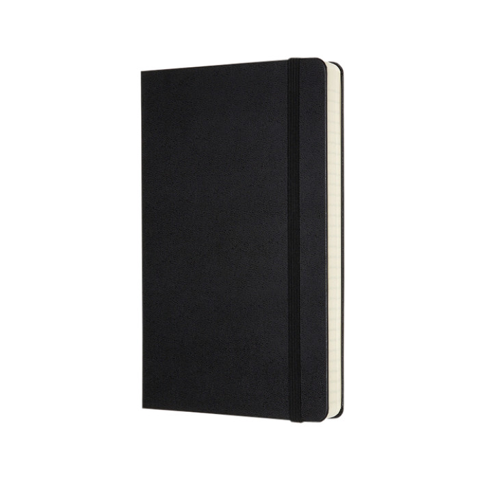 Notitieboek Moleskine Expanded large 130x210mm lijn hard cover zwart