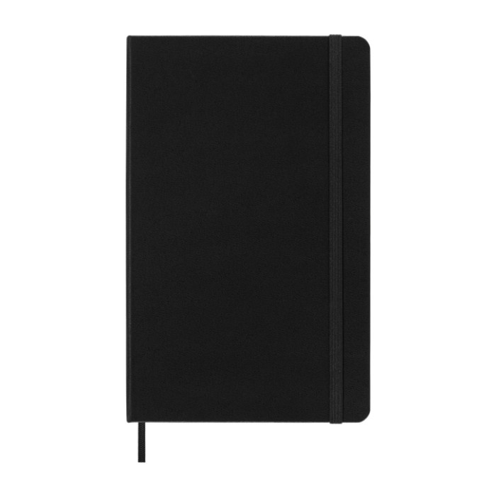 Notitieboek Moleskine large 130x210mm dots hard cover zwart