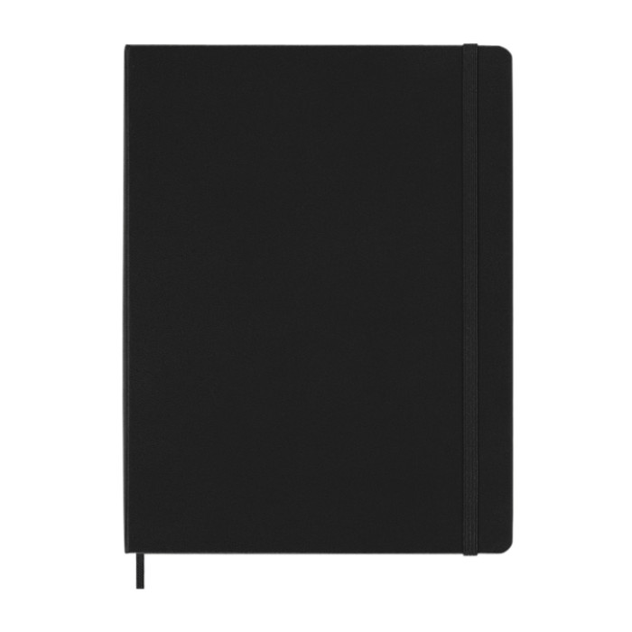 Notitieboek Moleskine XL 190x250mm lijn hard cover zwart