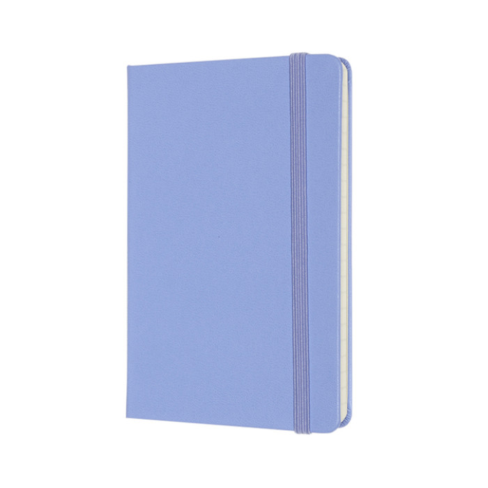 Notitieboek Moleskine pocket 90x140mm lijn hard cover hydrangea blue
