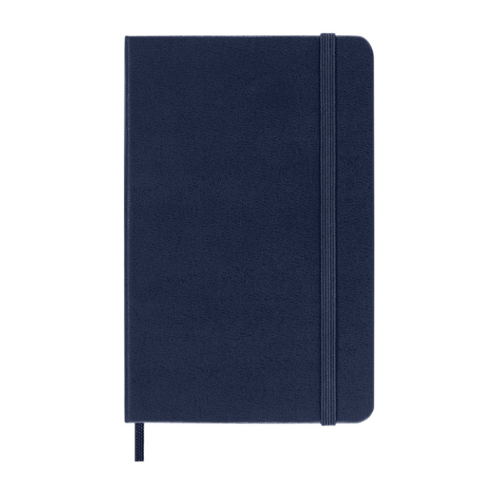 Notitieboek Moleskine pocket 90x140mm lijn hard cover sapphire blue
