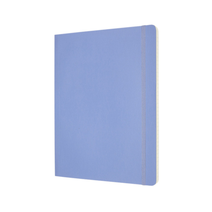 Notitieboek Moleskine XL 190x250mm lijn soft cover hydrangea blue