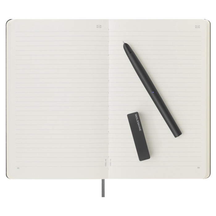Smart Writing Set Pen Moleskine + Smart notitieboek large 130x210mm lijn zwart