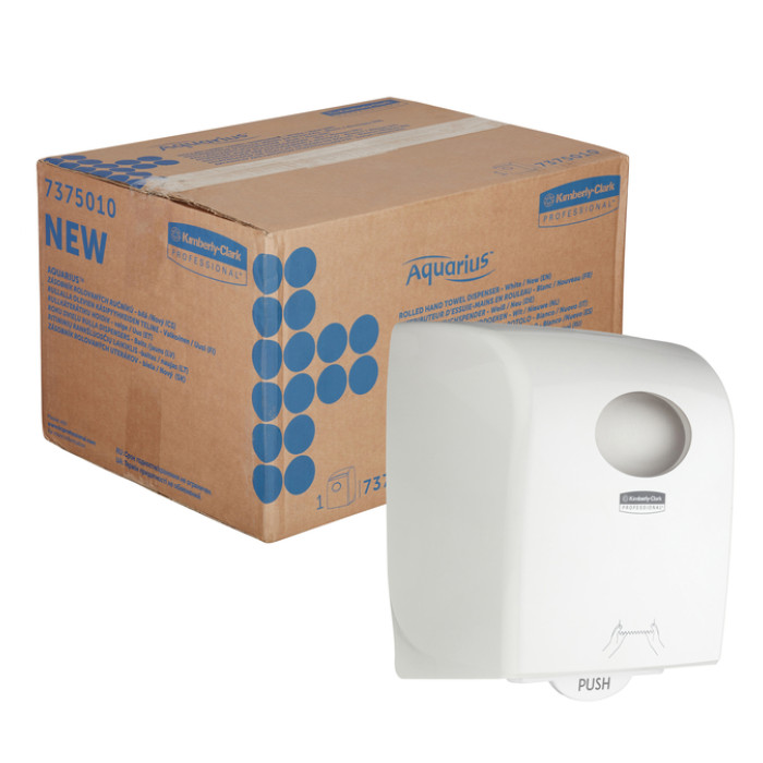 Handdoekroldispenser Kimberly Clark Aquarius wit 7375