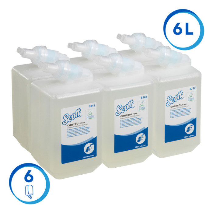 Handzeep Scott Control schuim frequent 1000ml 6342