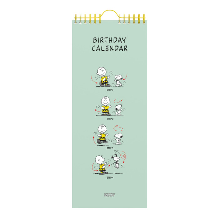 Verjaardagskalender Lannoo Peanuts 130x325