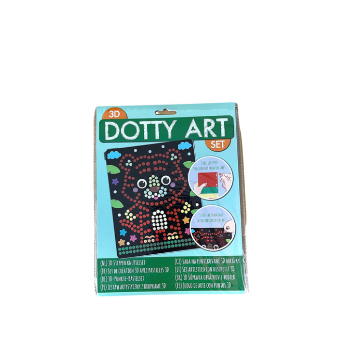 Knutselset 3D Dotty art assorti