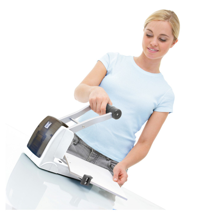 Perforator Rapesco Germ-Savvy High Capacity Eco P1100 antibacterieel 2-gaats wit