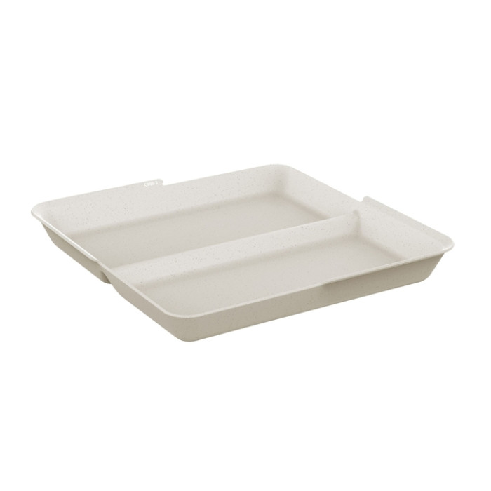 Bord Circulware Circulplate 1100ml 2-vaks herbruikbaar 12 stuks
