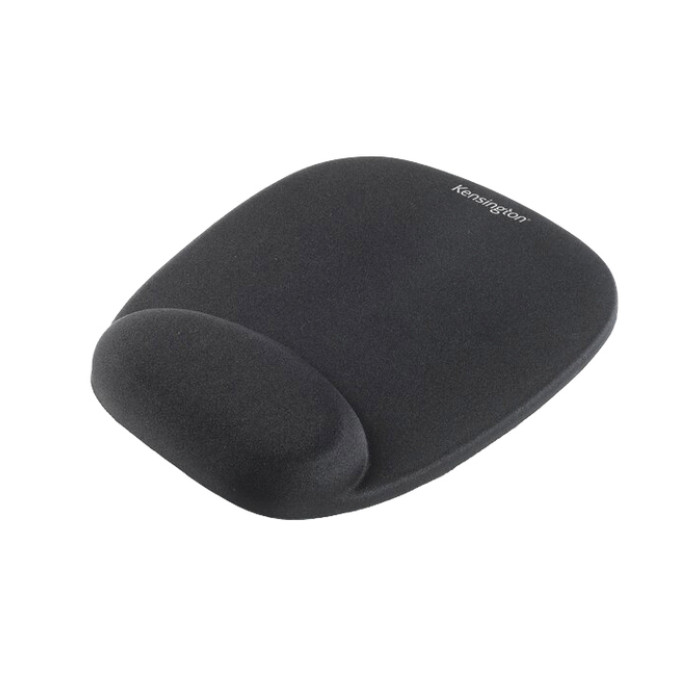 Muismat Kensington met polsondersteuning foam zwart