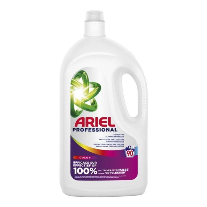 Wasmiddel Ariel Professional vloeibaar Color 4.05 liter 90 scoops