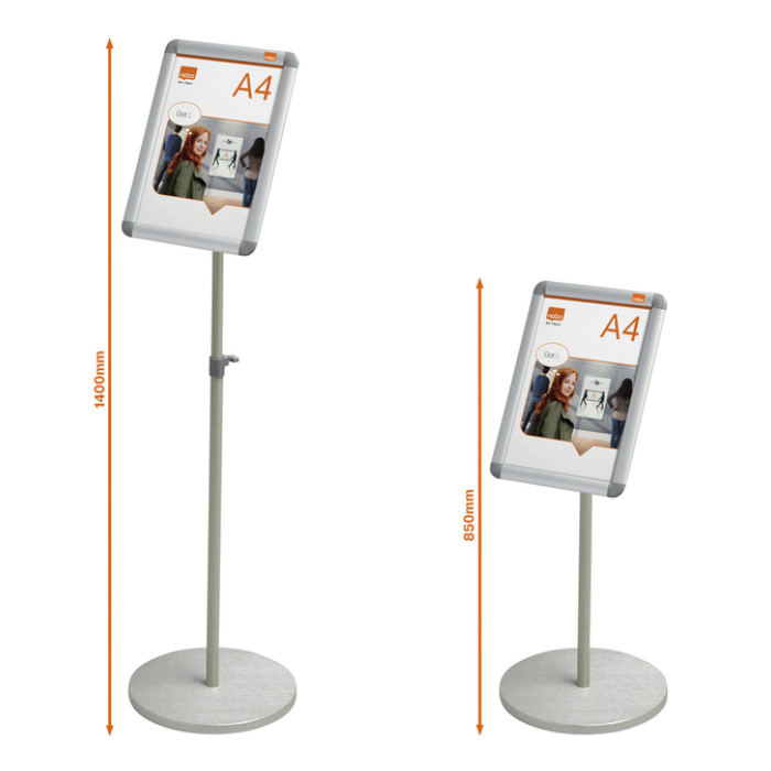 Infostandaard Nobo Premium Plus incl. A4 kliklijst