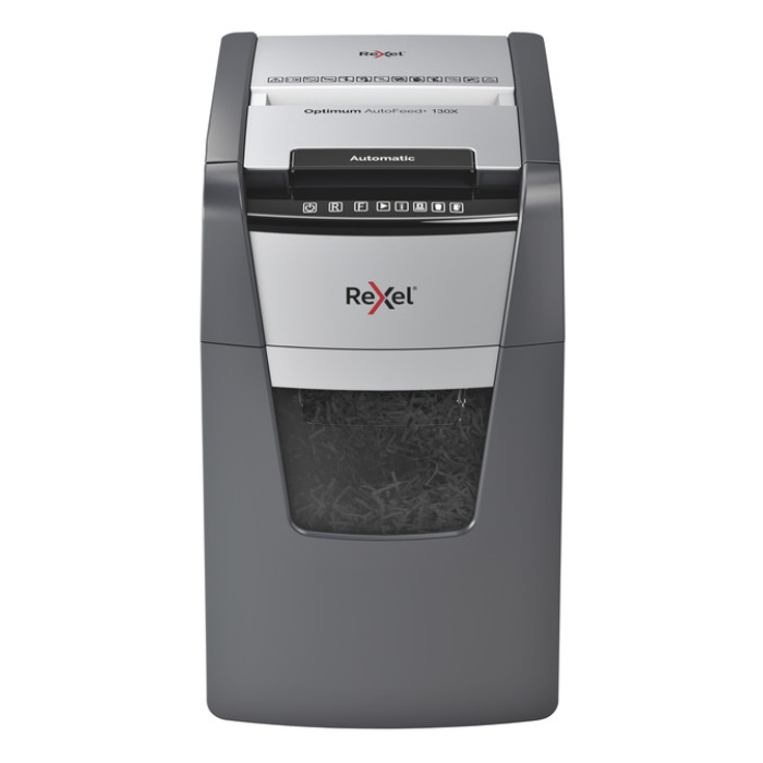 Papiervernietiger Rexel Optimum Auto+ 130X P4 snippers 4x28mm