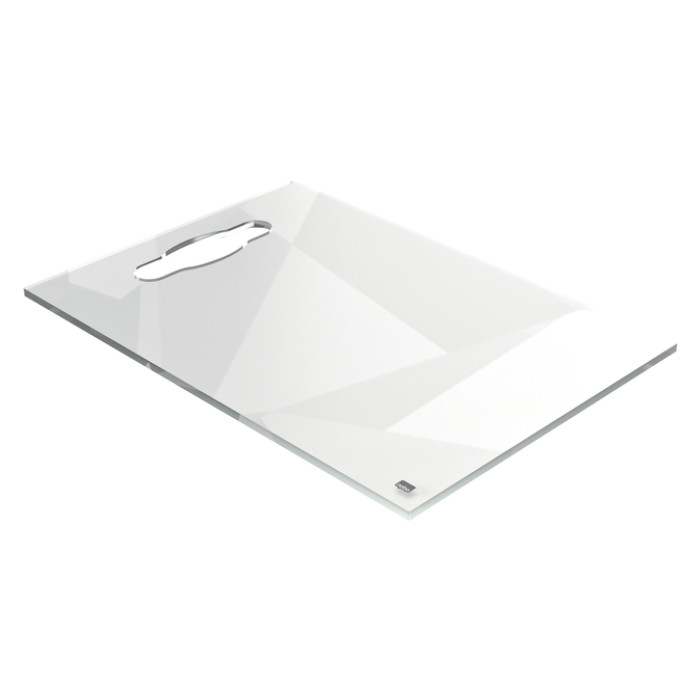 Notitiebord Nobo transparant acryl met handgreep A4