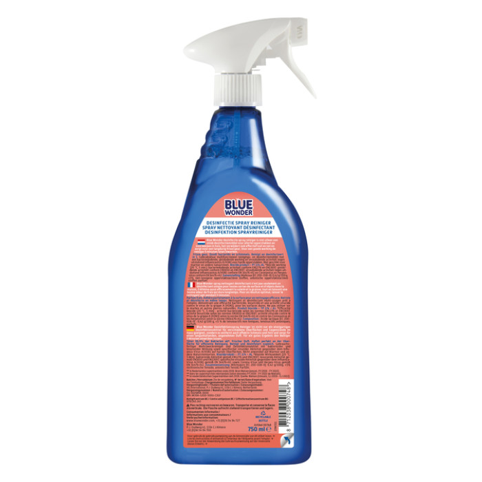 Desinfectiereinigerspray Blue Wonder 750ml