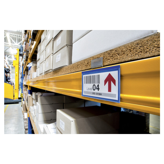 Documenthoes Durable magnetisch 150x67mm blauw 50 stuks