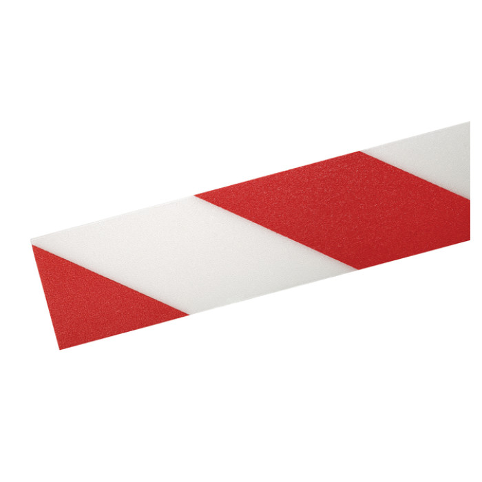Vloermarkeringstape DURALINE 50mmx30m rood-wit
