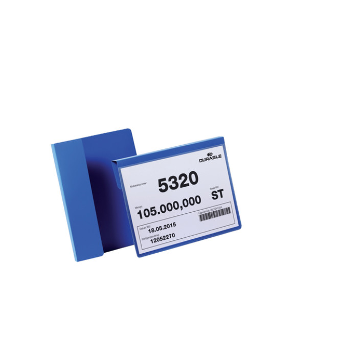 Documenthoes Durable met vouw A5 liggend blauw 50 stuks