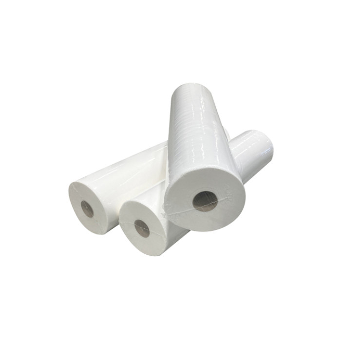 Onderzoektafelpapier Euro Products 2-laags 45cmx100m 250 vel wit 138047