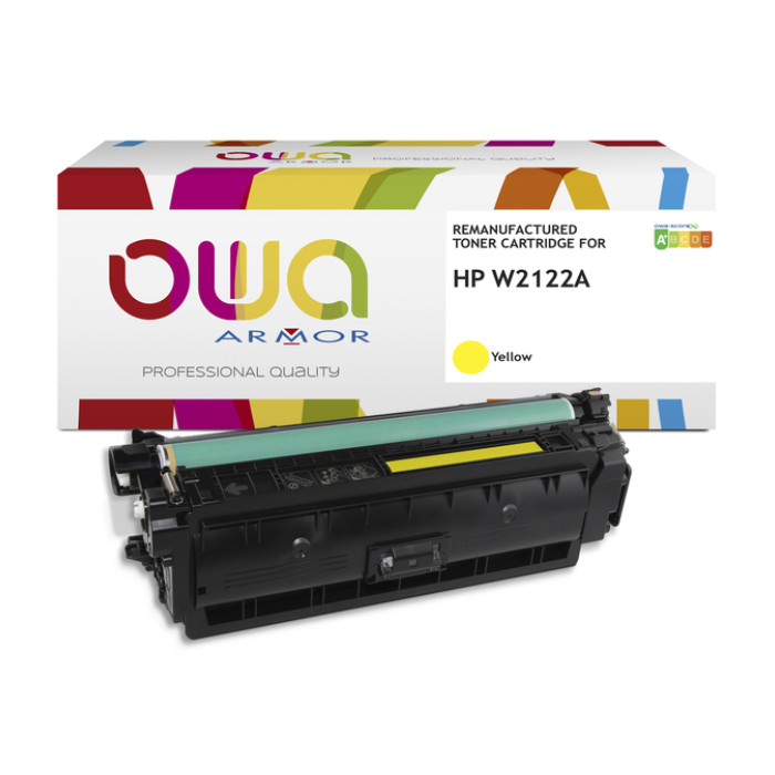 Tonercartridge OWA alternatief tbv HP W2122A geel