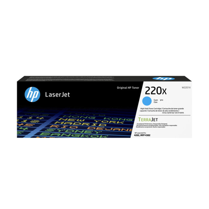 Tonercartridge HP W2201X 220X blauw