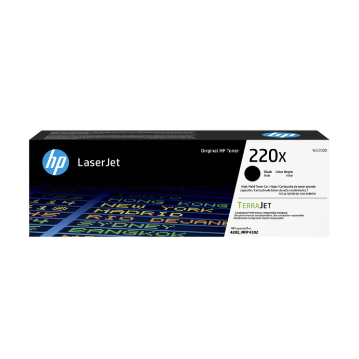 Tonercartridge HP W2200X 220X zwart