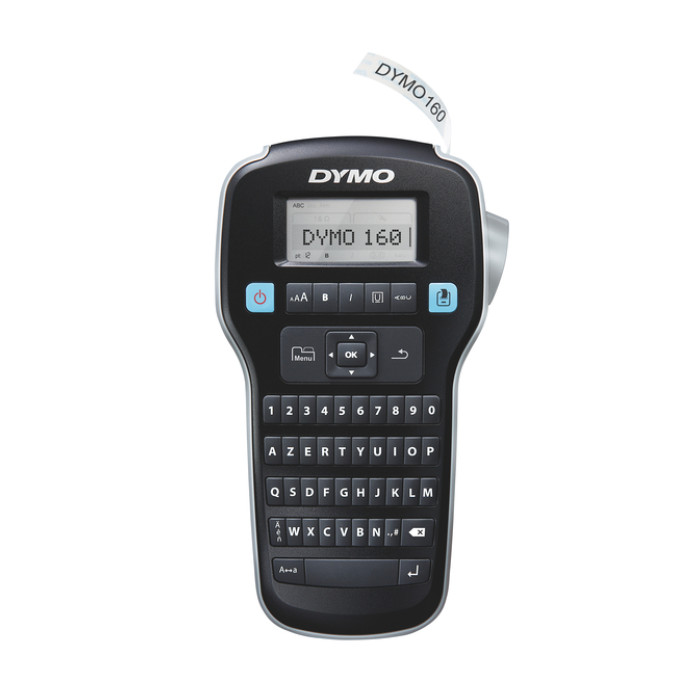 Labelprinter Dymo LabelManager 160 draagbaar azerty 12mm zwart