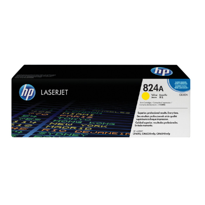 Tonercartridge HP CB382A 824A geel