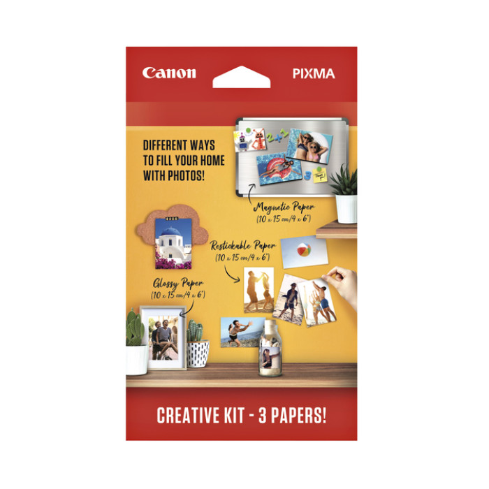 Fotopapier Canon creatieve kit met 3 soorten papier 60 vel