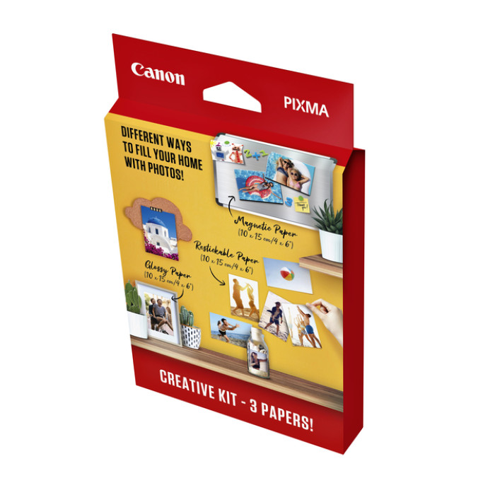 Fotopapier Canon creatieve kit met 3 soorten papier 60 vel