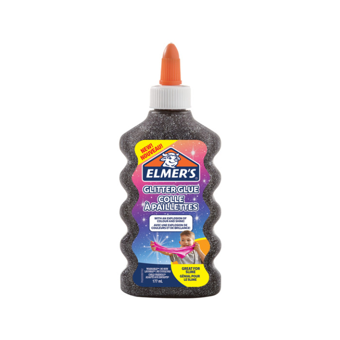 Kinderlijm Elmer's glitter zwart