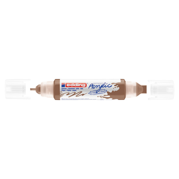 Acrylmarker edding e-5400 3D double liner hazelnoot
