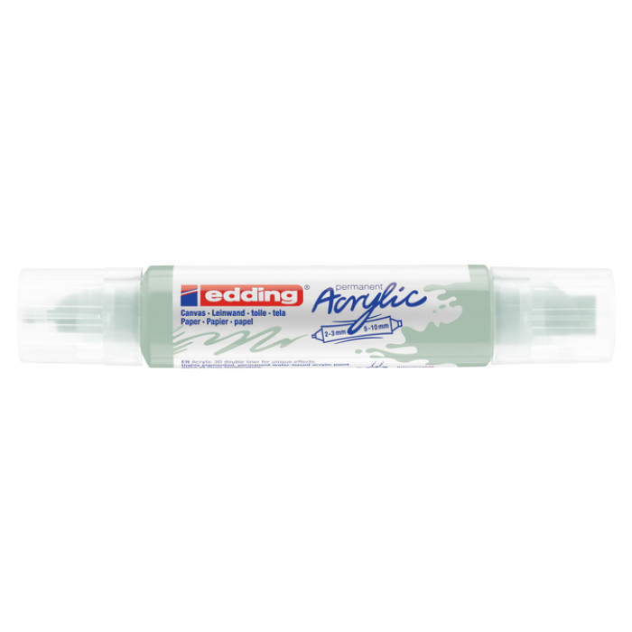Acrylmarker edding e-5400 3D double liner zacht mint