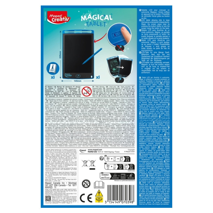 Tekentablet Maped Creativ Magical Tablet blauw