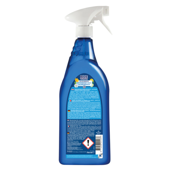 Allesreiniger Blue Wonder spray 750ml