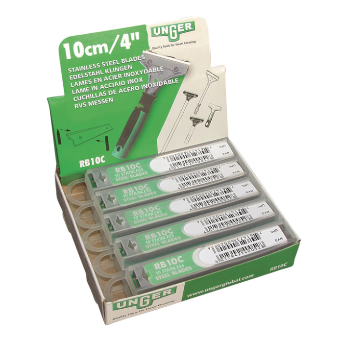 Reservemes Unger voor schraper 10cm 10 stuks