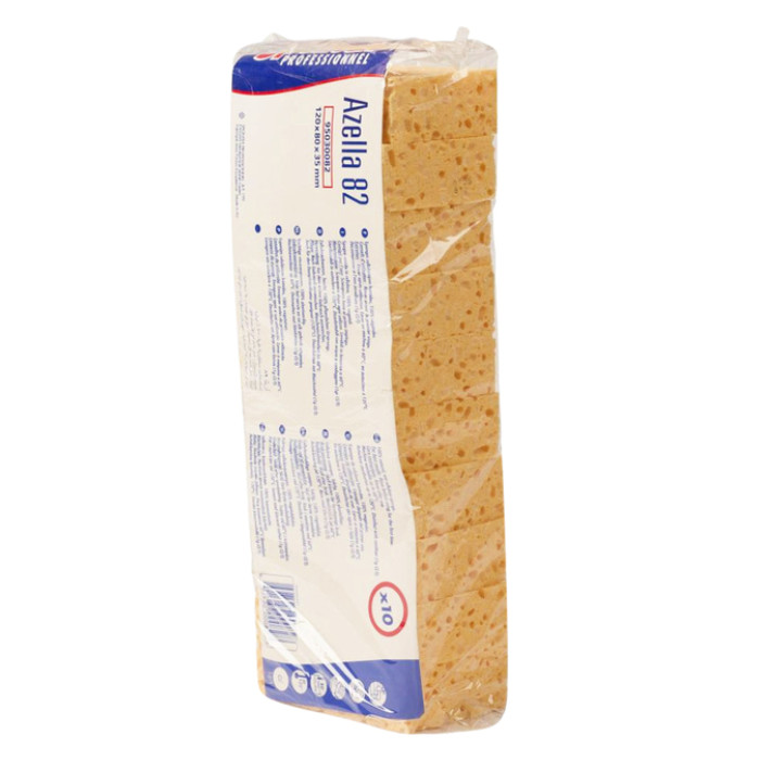 Spons Spontex Azella 82 viscose glazenwassersspons 120x80x35mm 10 stuks