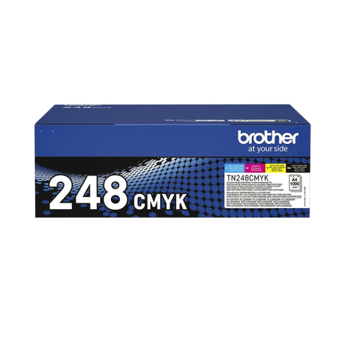 Toner Brother TN-248VAL zwart en kleur