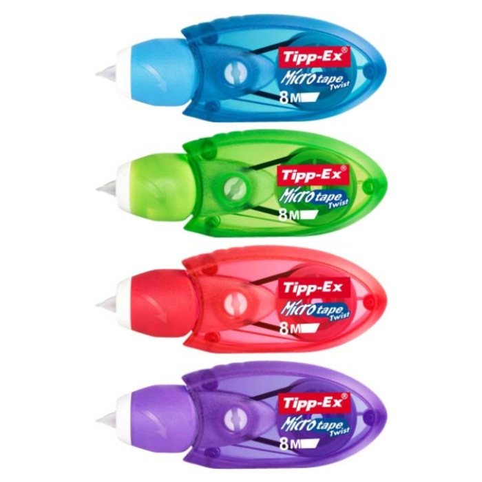 Correctietape Tipp-Ex micro twist 5mmx8m valuepack 40+20 gratis