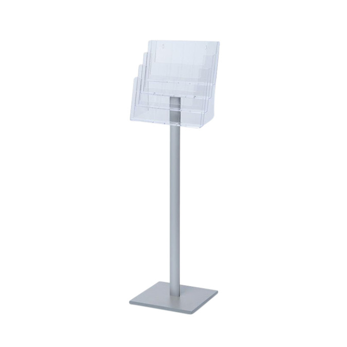 Brochurehouder Quantore standaard 4x A4 liggend