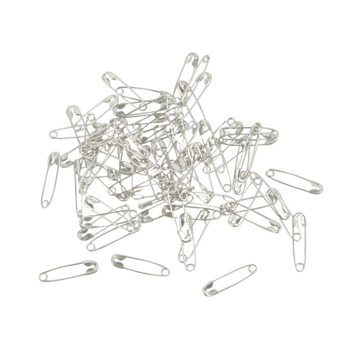 Veiligheidsspeld Creativ Company zilverkleurig 22mm 500 stuks