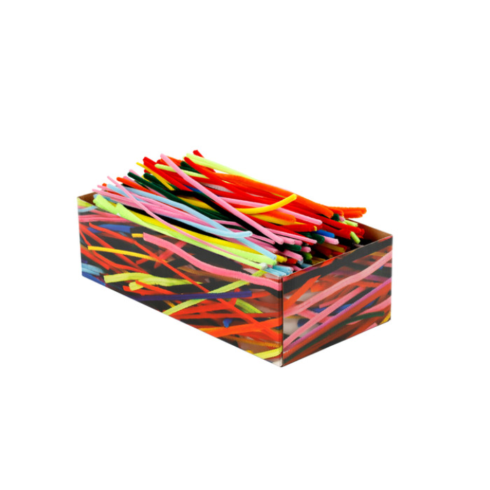 Chenilledraad Creativ Company 30cm dikte 4, 6, 9mm 700 stuks assorti
