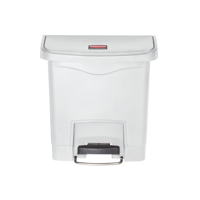 Pedaalemmer Rubbermaid Slim Jim Step-On 15liter wit