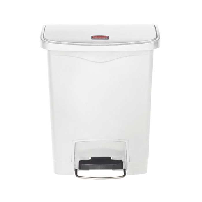 Pedaalemmer Rubbermaid Slim Jim Step-On 30liter wit