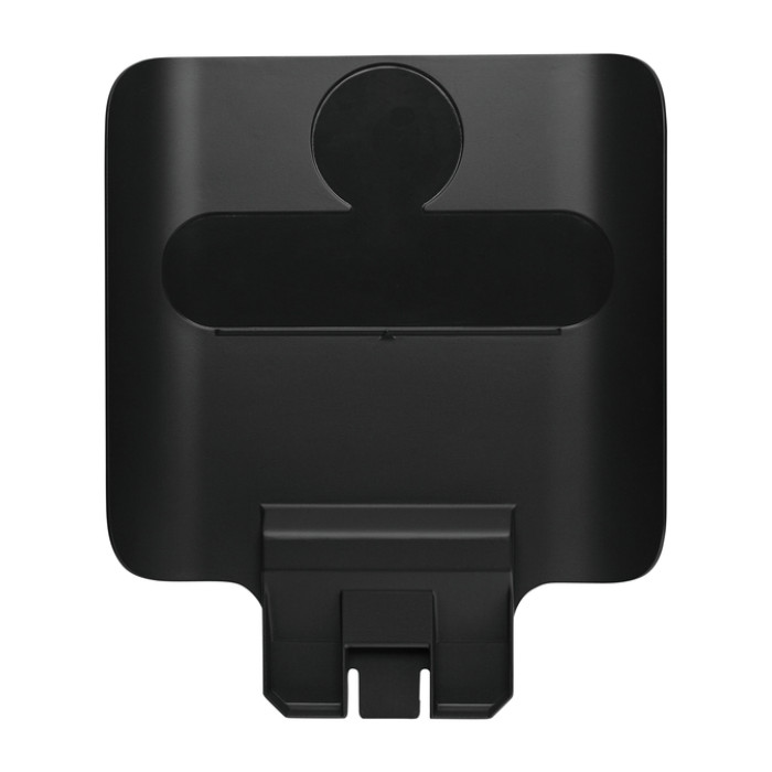 Paneel Rubbermaid Slim Jim Recyclestation voor label zwart