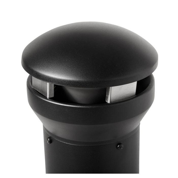 Asbak Rubbermaid Infinity Genie staand zwart