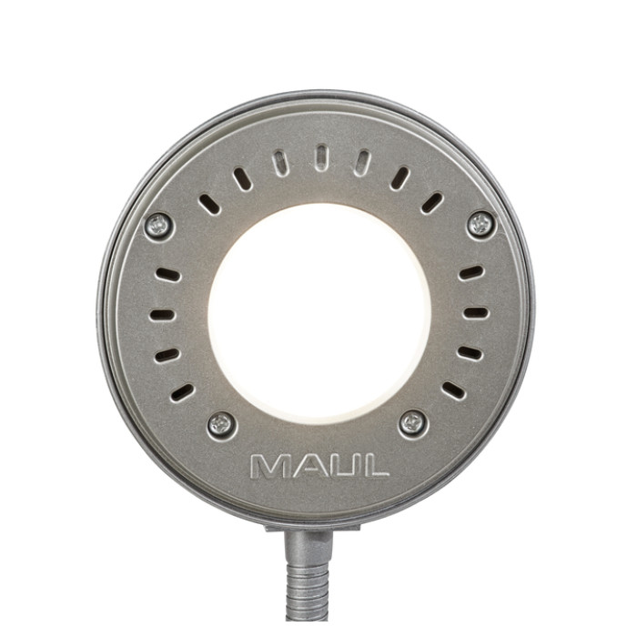 Bureaulamp MAUL Arc LED zilver